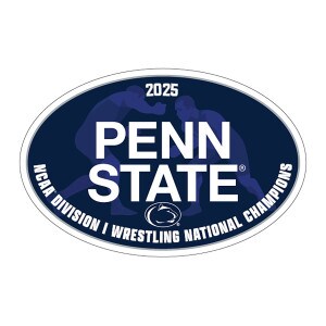oval vinyl decal 2025 Penn State NCAA Division I Wrestling National Champions